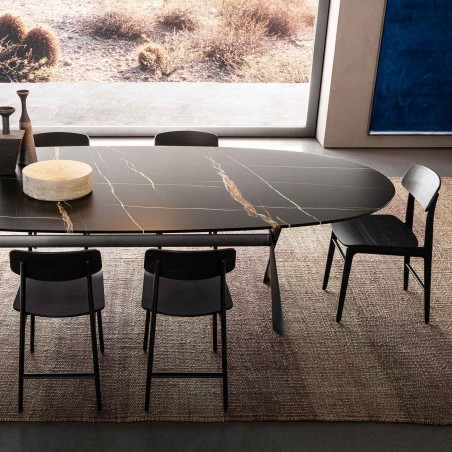 Molteni&C - Gatwick Marble Oval Table Molteni&C - Gatwick Marble Oval Table