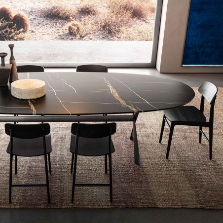 Molteni&C - Table Gatwick Ovale en Marbre