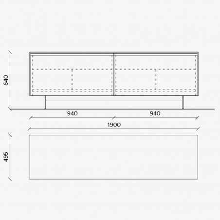 Molteni&C - Pass-Word Evolution 1A Sideboard Molteni&C - Pass-Word Evolution 1A Sideboard