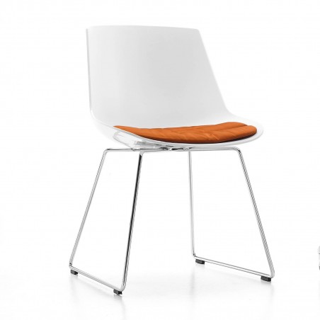 MDF Italia - Flow Chair - base con slitta MDF Italia - Flow Chair - base con slitta