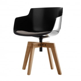 MDF Italia - Flow Chair Chaise 4 Pieds