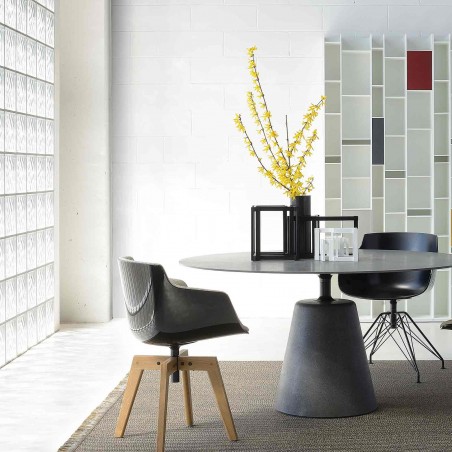 MDF Italia - Flow Chair Chaise 4 Pieds MDF Italia - Flow Chair Chaise 4 Pieds