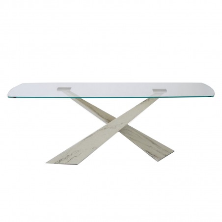 Riflessi - Table Living - Plateau en cristal