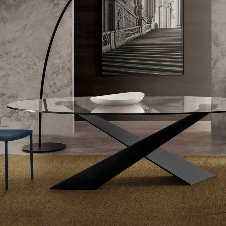 Riflessi - Table Living - Plateau en cristal Riflessi - Table Living - Plateau en cristal