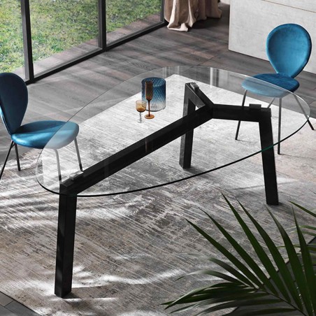 Riflessi - Table Treble Verre ou Ceramique Riflessi - Table Treble Verre ou Ceramique