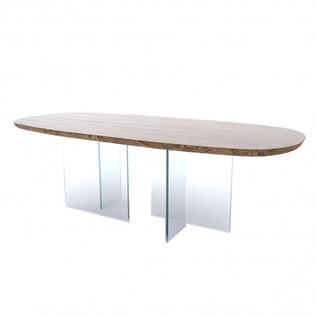 Devina Nais - Cosmopolitan Glass Table Devina Nais - Cosmopolitan Glass Table