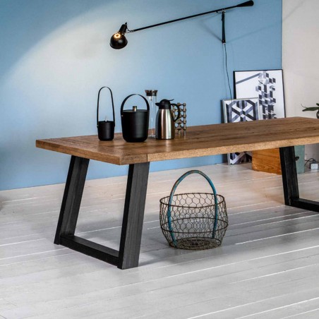 Devina Nais  - Reverse Wood Table Devina Nais  - Reverse Wood Table