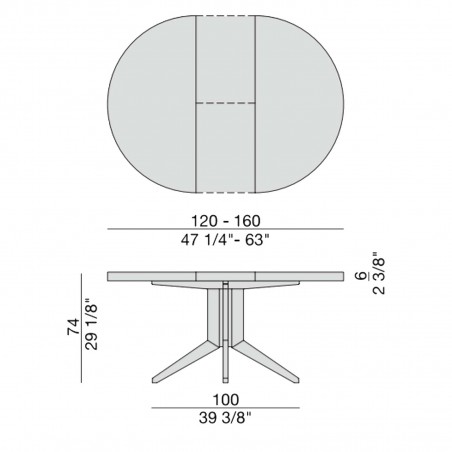 Porada - Bryant Extendable Table Porada - Bryant Extendable Table