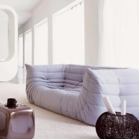 Ligne Roset - Canapé Togo 2 Places Grand