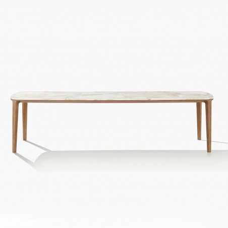 Poliform - Table Henry - Plateau en Marbre