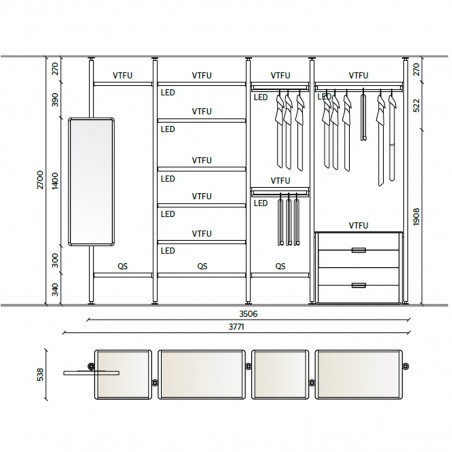 Molteni&C - Hector Night Wardrobe 2