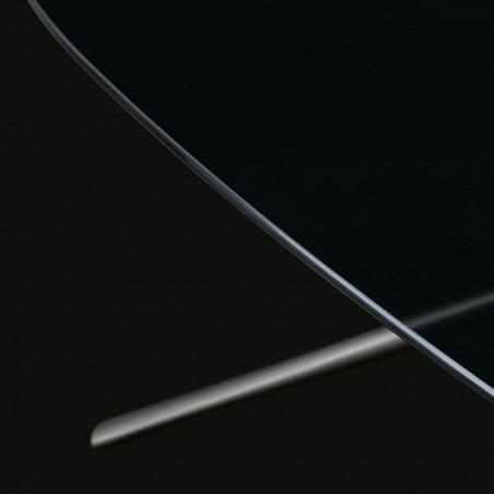 Poliform - Mondrian Table Oval Verre Poliform - Mondrian Table Oval Verre