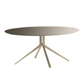 Poliform - Mondrian Round Glass Table