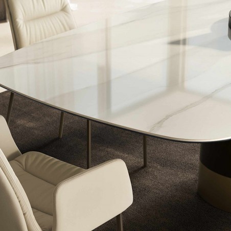 Eforma - Cilindro Table - Ceramic Top Eforma - Cilindro Table - Ceramic Top