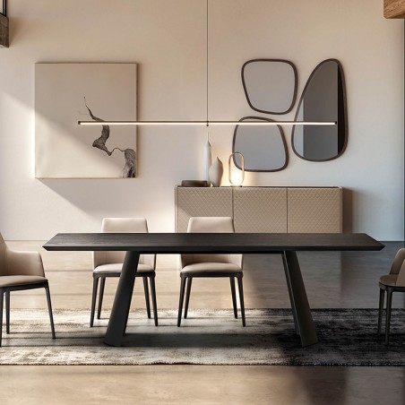 Eforma - Dorian Table - Wood Top Eforma - Dorian Table - Wood Top