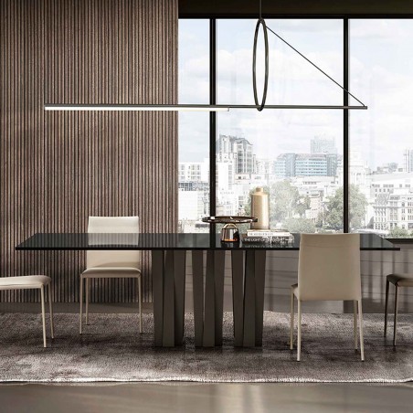 Eforma - Narciso Table - Glass Top Eforma - Narciso Table - Glass Top