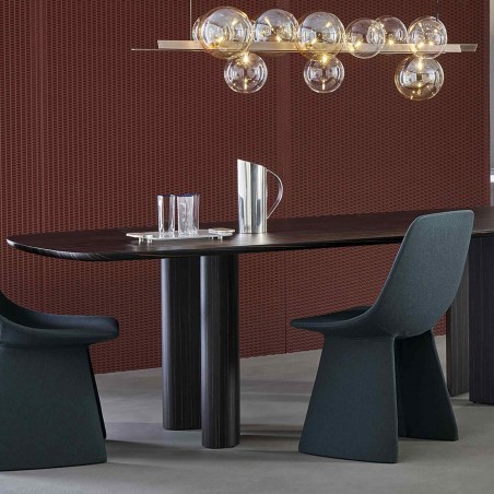 Bonaldo - Geometric Table Wood ébène Bonaldo - Geometric Table Wood ébène