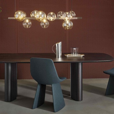 Bonaldo - Geometric Table Wood ébène Bonaldo - Geometric Table Wood ébène