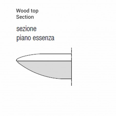 Molteni&C - Old Ford Tavolo - Top Legno Molteni&C - Old Ford Tavolo - Top Legno