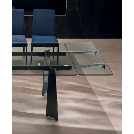 Riflessi - Table Treble Verre ou Ceramique Rectangulair Riflessi - Table Treble Verre ou Ceramique Rectangulair