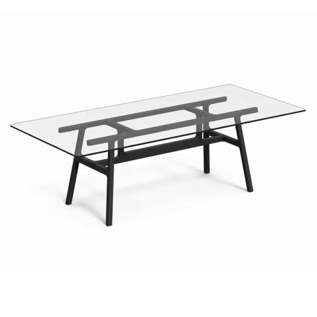 Kristalia - Bottega Table Rectangulaire - Plateau en Verre Kristalia - Bottega Table Rectangulaire - Plateau en Verre