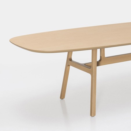 Kristalia - Bottega Table Ovale - Plateau en Bois Kristalia - Bottega Table Ovale - Plateau en Bois
