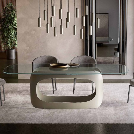 Eforma - Polifemo Table Plateau en Verre