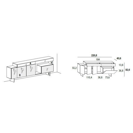 Lago - Buffet 36e8 - Comp. 2109 Lago - Buffet 36e8 - Comp. 2109