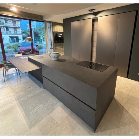 Modulnova - MH6 Fly Kitchen Resina Concrete Modulnova - MH6 Fly Kitchen Resina Concrete