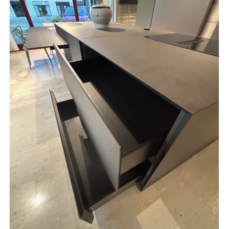 Modulnova - MH6 Fly Kitchen Resina Concrete Modulnova - MH6 Fly Kitchen Resina Concrete