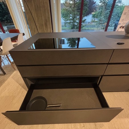 Modulnova - MH6 Fly Kitchen Resina Concrete Modulnova - MH6 Fly Kitchen Resina Concrete