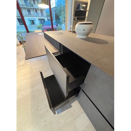 Modulnova - MH6 Fly Kitchen Resina Concrete Modulnova - MH6 Fly Kitchen Resina Concrete
