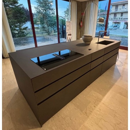 Modulnova - MH6 Fly Kitchen Resina Concrete Modulnova - MH6 Fly Kitchen Resina Concrete