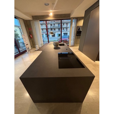 Modulnova - MH6 Fly Kitchen Resina Concrete Modulnova - MH6 Fly Kitchen Resina Concrete