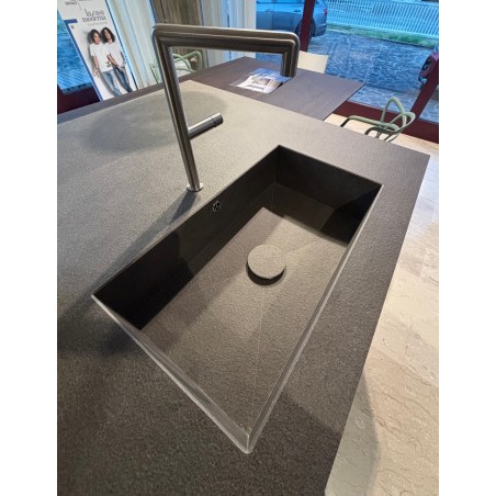 Modulnova - MH6 Fly Kitchen Resina Concrete Modulnova - MH6 Fly Kitchen Resina Concrete