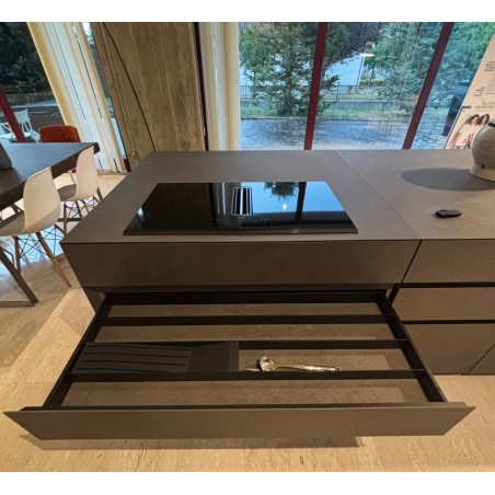 Modulnova - MH6 Fly Kitchen Resina Concrete Modulnova - MH6 Fly Kitchen Resina Concrete