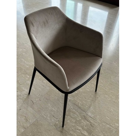 Riflessi - Sedia Carmen con Braccioli