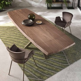 Riflessi - Table Shangai Extensible Bords irréguliers