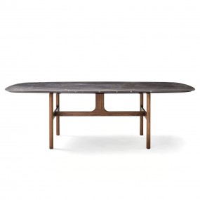 Novamobili - Torii Table avec Plateau en Marbre