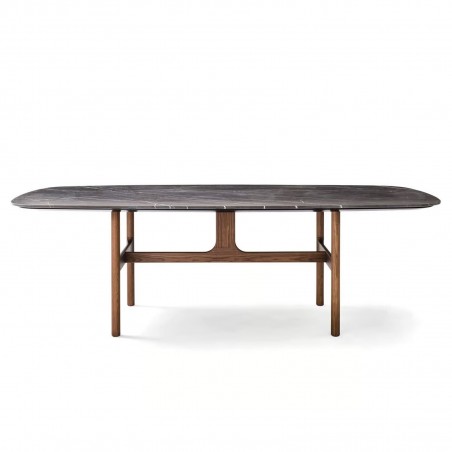 Novamobili - Torii Table avec Plateau en Marbre Novamobili - Torii Table avec Plateau en Marbre