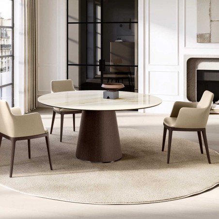 Eforma - Teo Table Plateau Céramique Eforma - Teo Table Plateau Céramique