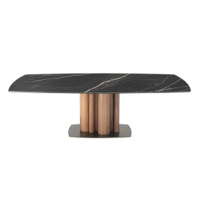 Riflessi - Table Tower avec Plateau en Cèramique