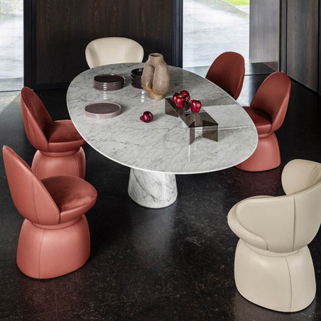 Poltrona Frau - Mesa Ellipse Tavolo Marmo Poltrona Frau - Mesa Ellipse Tavolo Marmo