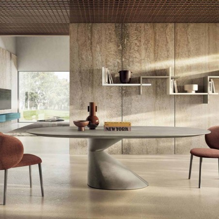 Lago - Chapeau Table Ovale en résine