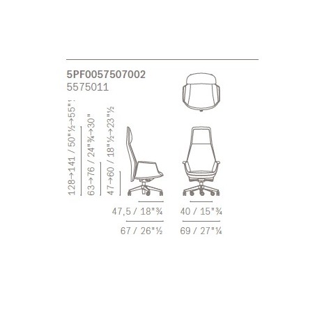 Poltrona Frau - Downtown President Chair