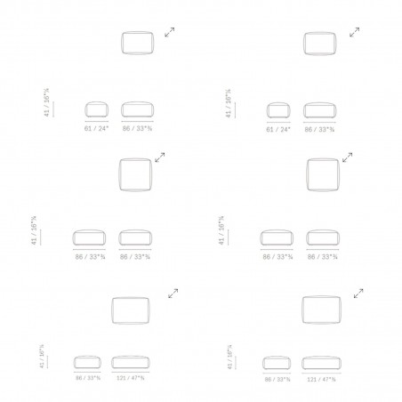 Poltrona Frau - Kubaya Pouf