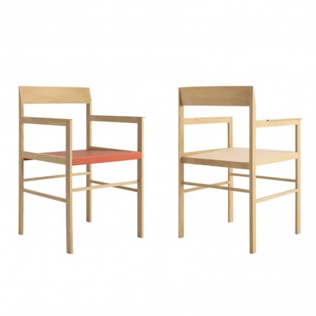 B&B Italia - Metric Chair with Leather Seat