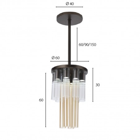 Riflessi - Pluma S Pendant Lamp