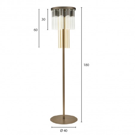 Riflessi - Pluma PT Lampadaire