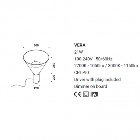 Davide Groppi - Vera Table Lamp